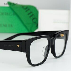 BRAND NEW Bottega Veneta BV1289O 001 Black Demo Square Women Eyeglasses